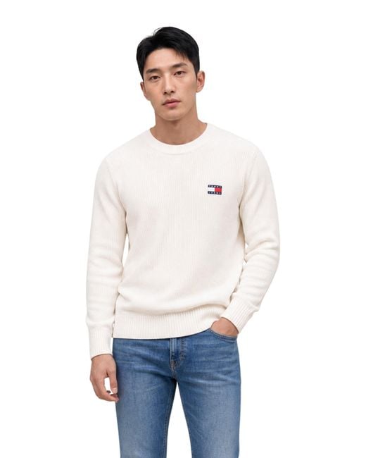 Tommy Hilfiger White Long-Sleeved Sweatshirt for men