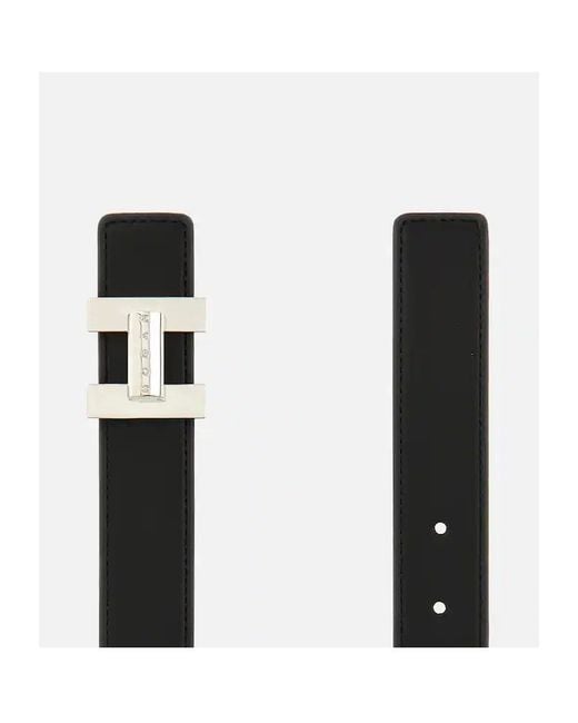 Hogan Black Reversible Belt