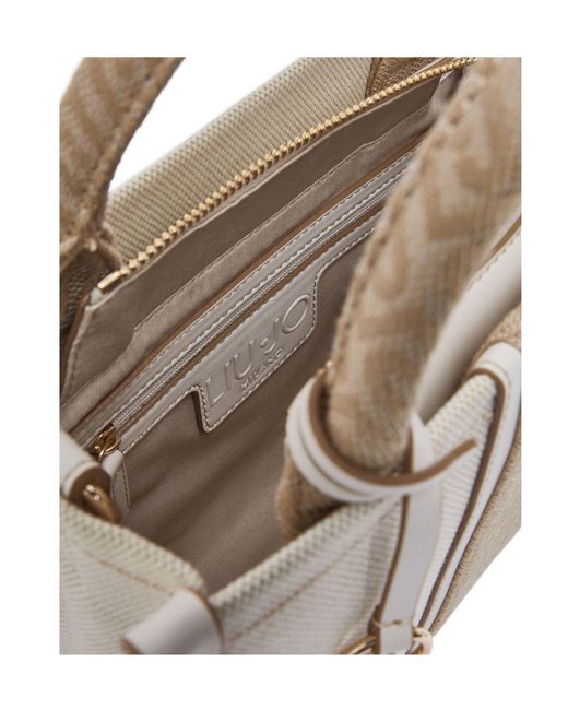 Liu Jo Natural Small Jacquard Bag