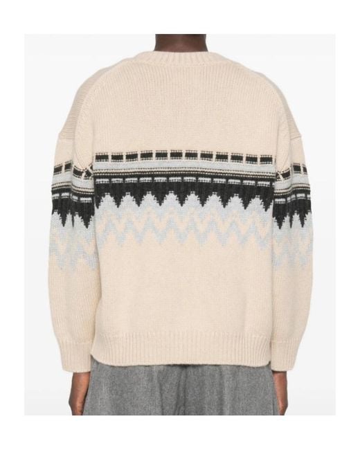 Allude Natural V-Neck Cardigan