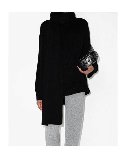 Lisa Yang Black Long-Sleeve Knit Sweater
