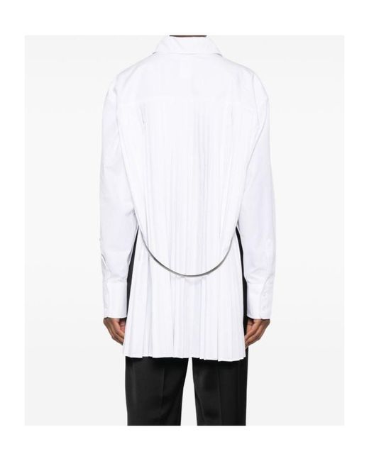 Sportmax White Nespola Long-Sleeved Shirt