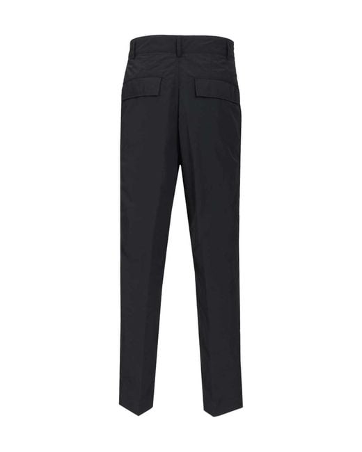 Dries Van Noten Black Straight-Leg Pants for men