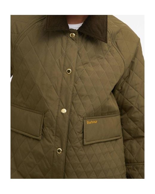 Barbour Green Kirby Quilted Jacket