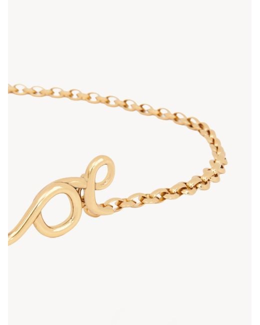 Chloé White Chloé The Chloé Iconic Chain-Linked Belt