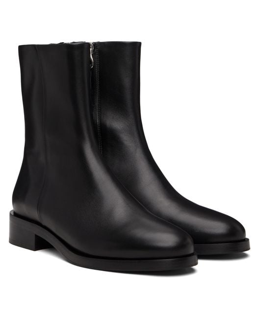 Aeyde Black Vincent Ankle Boots