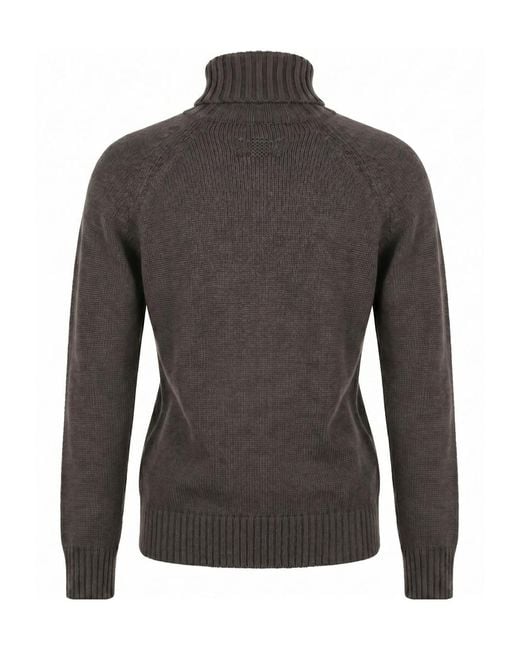 Drumohr Black Long-Sleeved Sweater