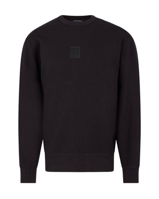 C P Company Blue Crew-Neck Sweatshirt for men