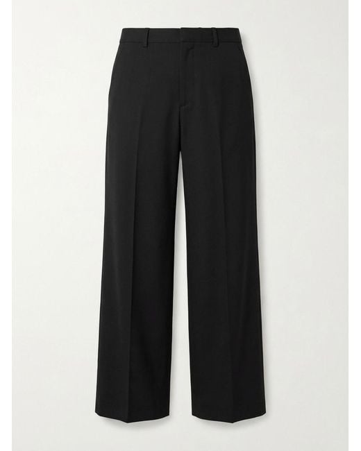 Gucci Black Light Wool Pant With Embroidery