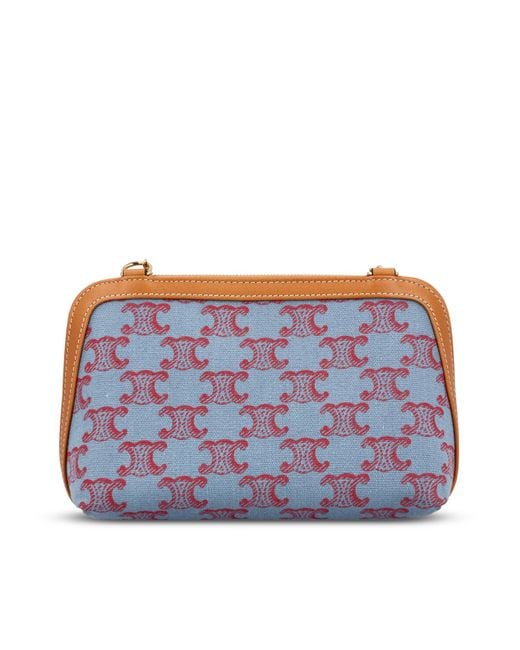 Céline Blue Clutch On Chain