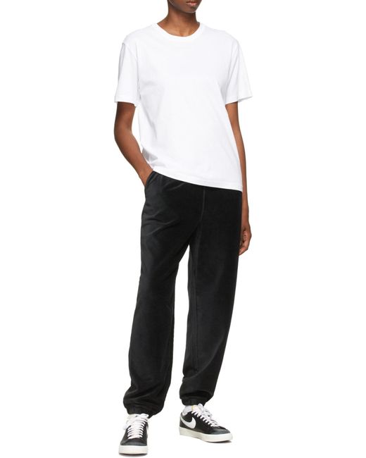 Alexander Wang Black Logo Waistband Sweatpants