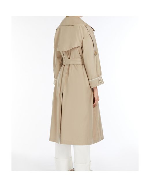 Max Mara Natural The Cube Utrench Belted Long-Sleeved Coat