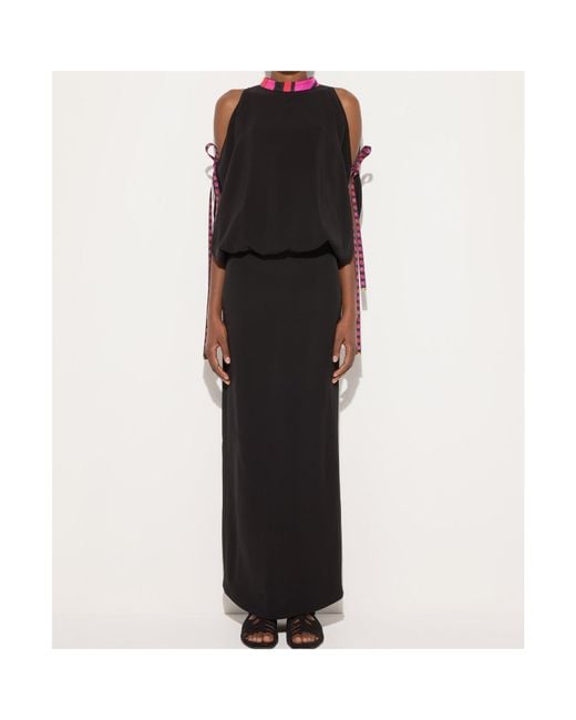 Emilio Pucci Black Printed Dress