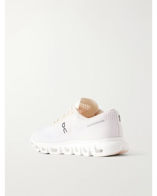 On Shoes White Push Mesh Sneakers