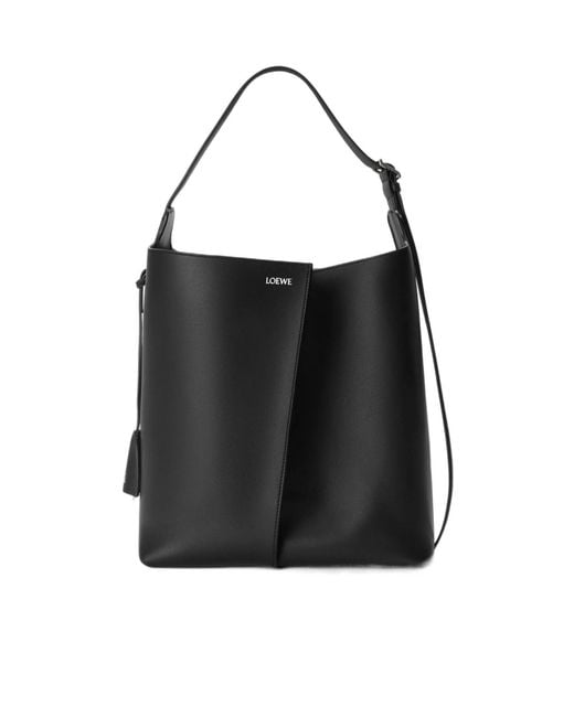 Loewe Black Large Bilbao Bucket Bag