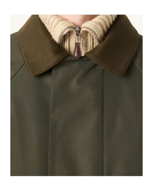 Loro Piana Green Horsey Jacket for men