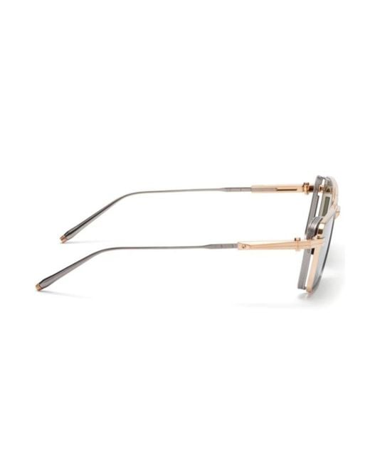 Akoni Green Geometric Sunglasses for men
