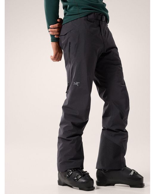 Arc'teryx Black Waterproof And Windproof Ski Pants for men