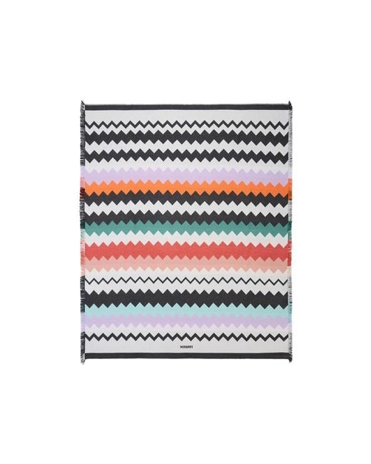 Missoni White Home Best Fouta Fringed Towel for men