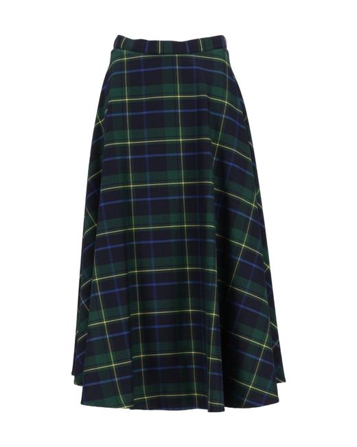 Al Duca D'aosta Blue Wheel Skirt