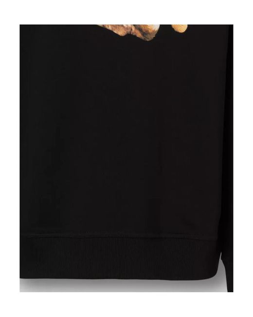 Burberry Black Graphic-Print Long-Sleeve Sweatshirt for men