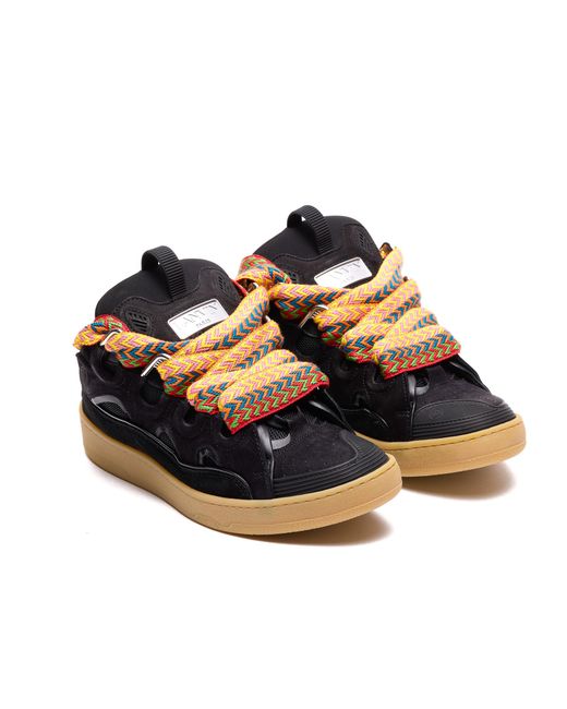 Lanvin Black Logo Sneakers for men