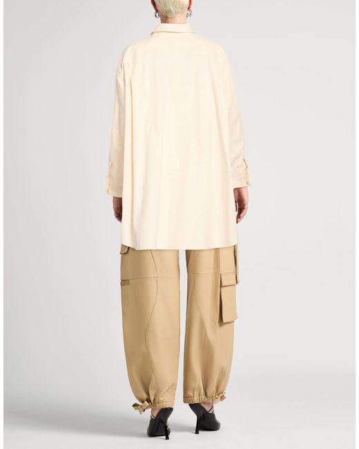 Maison Margiela White Solid Colour Shirts