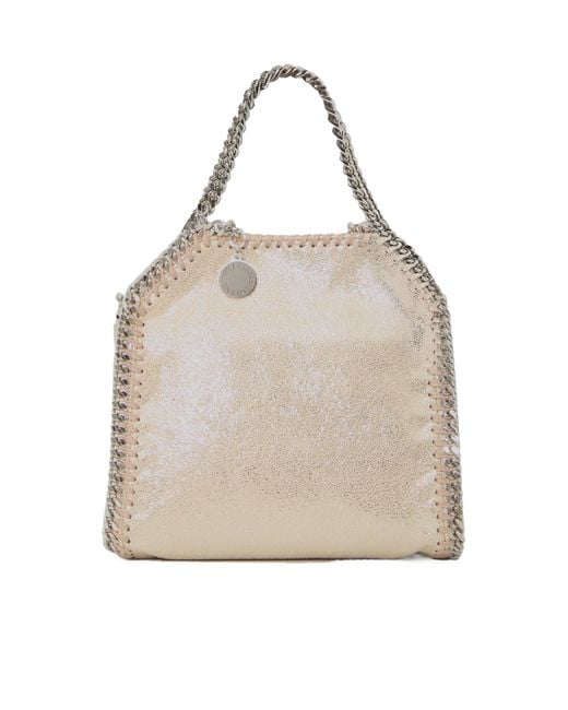 Stella McCartney Natural Falabella Micro Tote Bag