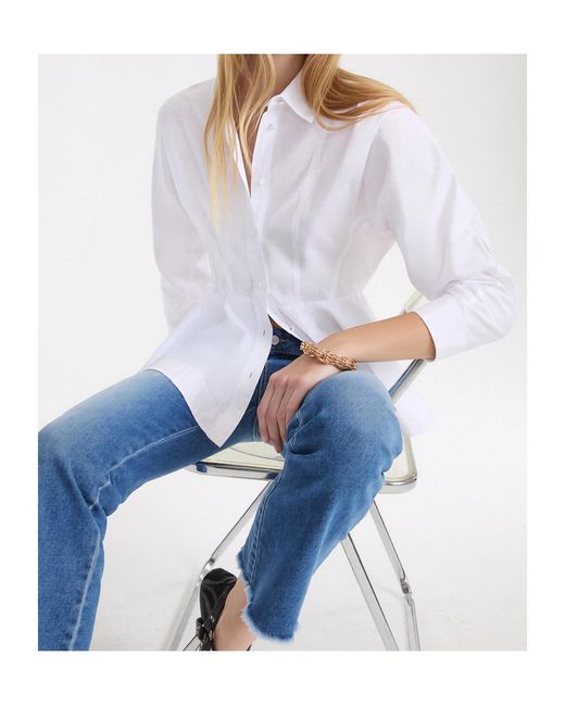 Marella White Long-Sleeved Shirt