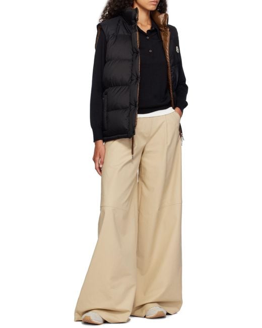 Moncler Black Verone Reversible Short Puffer Jacket