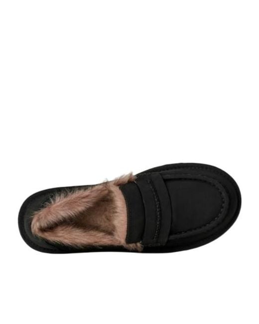 Ugg Black Ellis Loafer Nubuck