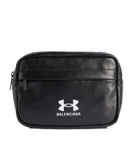 Balenciaga Black Under Armour Toiletry Pouch for men