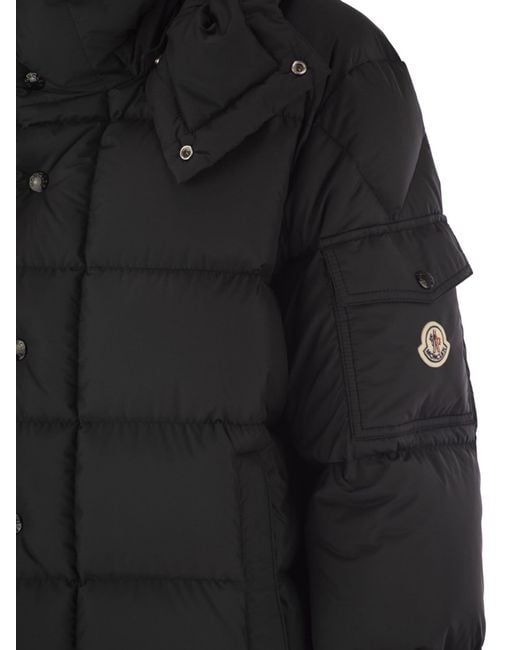 Moncler Black Maya 70 Hooded Short Puffer Jacket