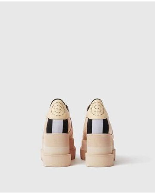 Stella McCartney Natural Sneakelyse Platform Trainers