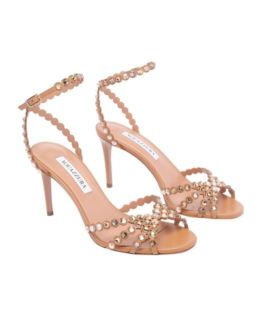 Aquazzura Pink Sandals