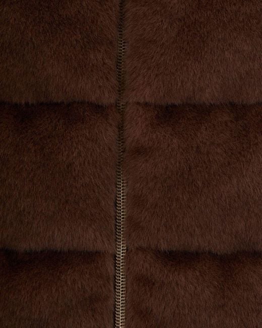 Herno Brown High Neck Padded Jacket