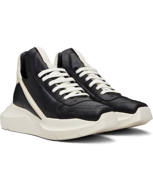 Rick Owens Black Temple Geth Runner Sneakers for men
