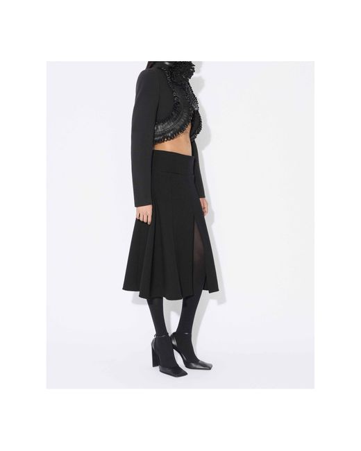 Alaïa Blue Alaïa Slit Skirt