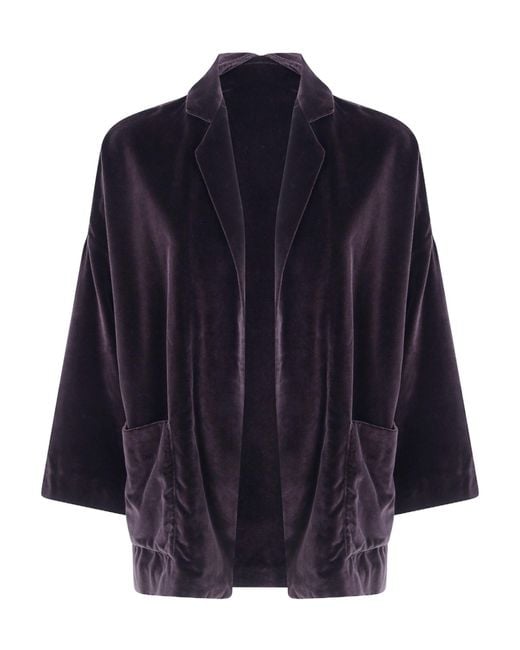 Daniela Gregis Blue 'Gladiolo' Washed Jacket