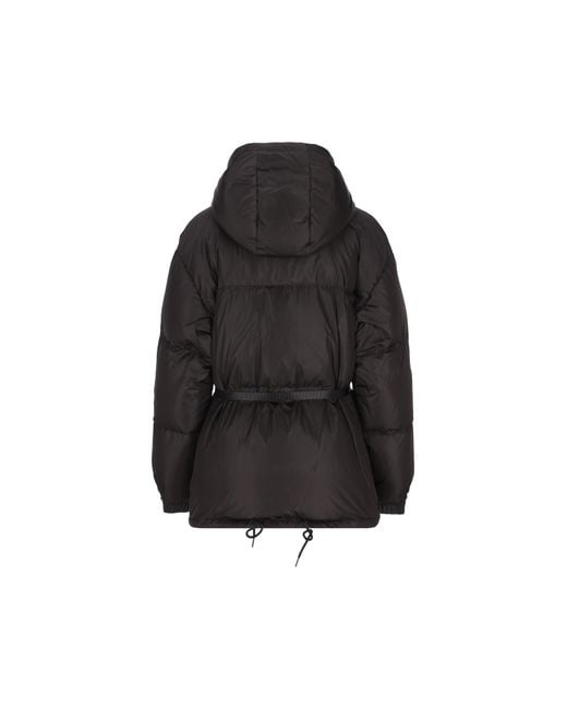 Prada Black Long-Sleeved Cotton-Padded Jacket