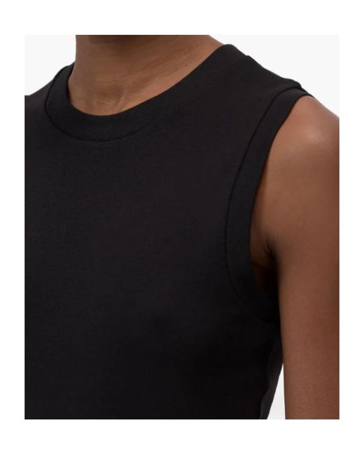 Closed Black Crew-Neck Sleeveless Top