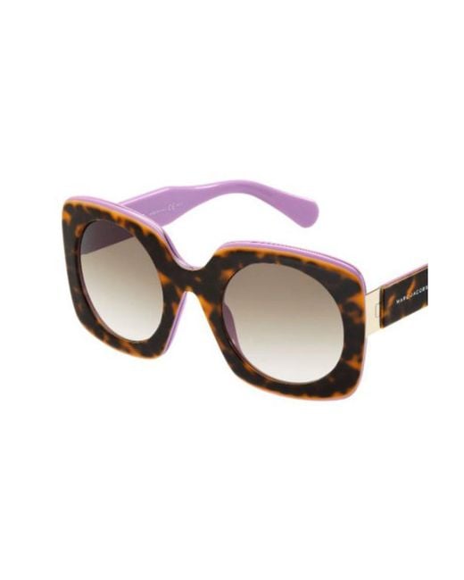 Marc Jacobs Metallic Logo Sunglasses