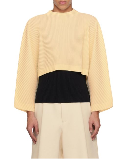 Homme Plissé Issey Miyake Turbine Pleated Top for Men | Lyst