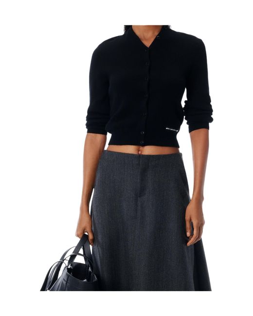 Alexander Wang Blue Wool Blend Cardigan