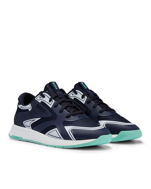 Boss Blue Trendy Casual Running Shoes for men