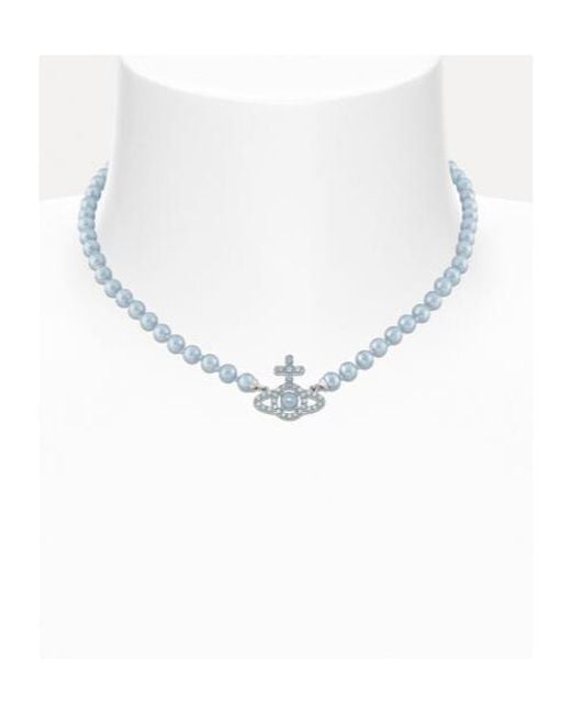 Vivienne Westwood Metallic Orb Pendant Embellished Necklace