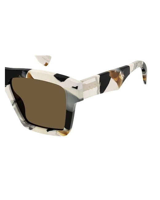 Gucci Metallic Eyewear Square Frame Sunglasses for men
