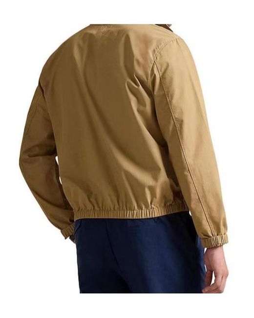 Polo Ralph Lauren Natural Logo Detail Zip-Up Jacket for men
