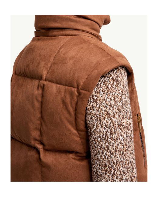 Moncler Brown Paterne 2-In- Hooded Short Padded Jacket