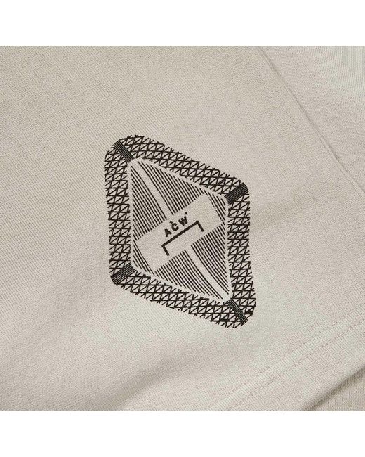 A_COLD_WALL* White Elasticated-Waist Track Shorts for men
